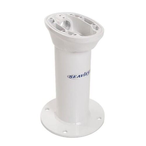 SEAVIEW 12″ Modular Mount for 18-24″ Dome Radars, Vertical, 8″ Round Base Plate, Light Bar Compatible, Top Plate Req.