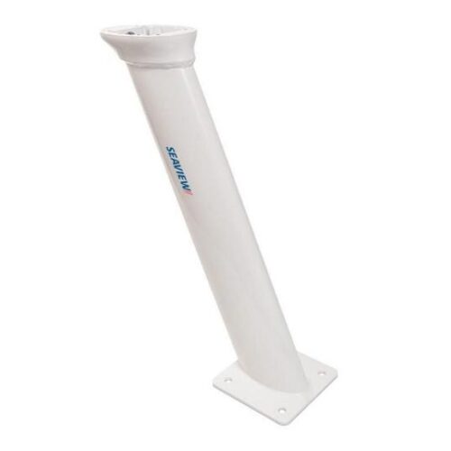 SEAVIEW 24″ Modular Satellite TV & Comm. Mount, AFT Raked, 7 x 7 Base Plate, Light Bar Compatible, Top Plate Required