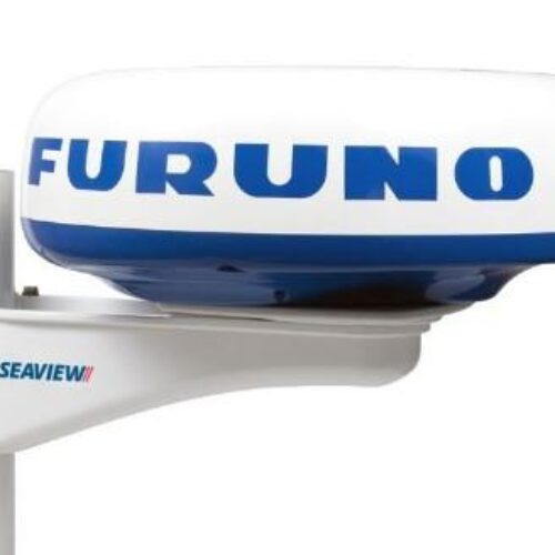 SEAVIEW Mast Mount for Starlink Flat HP, 24″ Raymarine, Garmin, Furuno, Lowrance & Simrad Radar