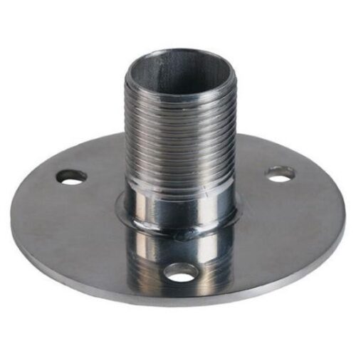 SHAKESPEARE 1″ Straight mount, stainless steel, flange base