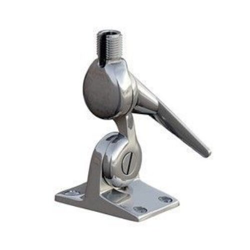 SHAKESPEARE Sleek, nutless, stainless steel four way ratchet mount