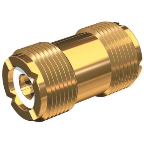 SHAKESPEARE Gold-plated barrel connector for PL-259 ended cables