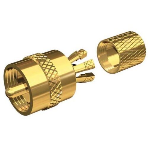 SHAKESPEARE Gold-plated Centerpin® PL-259 connector for RG-8X or RG-58/AU cables