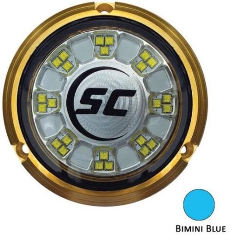 SHADOW-CASTER 24 LEDs Bronze Underwater Marine Light – Bimini Blue