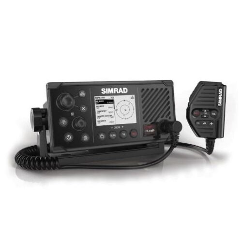 SIMRAD VHF Marine Kit – RS40-B WITH GPS-500 1 to 25 W Monochrome VHF Radio with AIS and GPS
