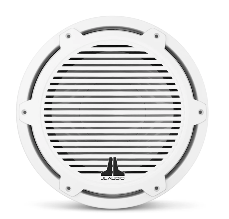 JL Audio® M3 Marine Subwoofer 10″ with White Classic Grille – Marine Subwoofer | Marine Overhauling Florida