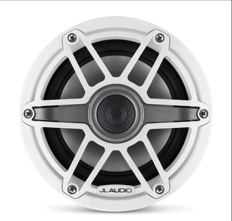 JL Audio® M6 Marine Speakers 6.5″ with White Sport Grille – Marine Speakers | Marine Overhauling Florida