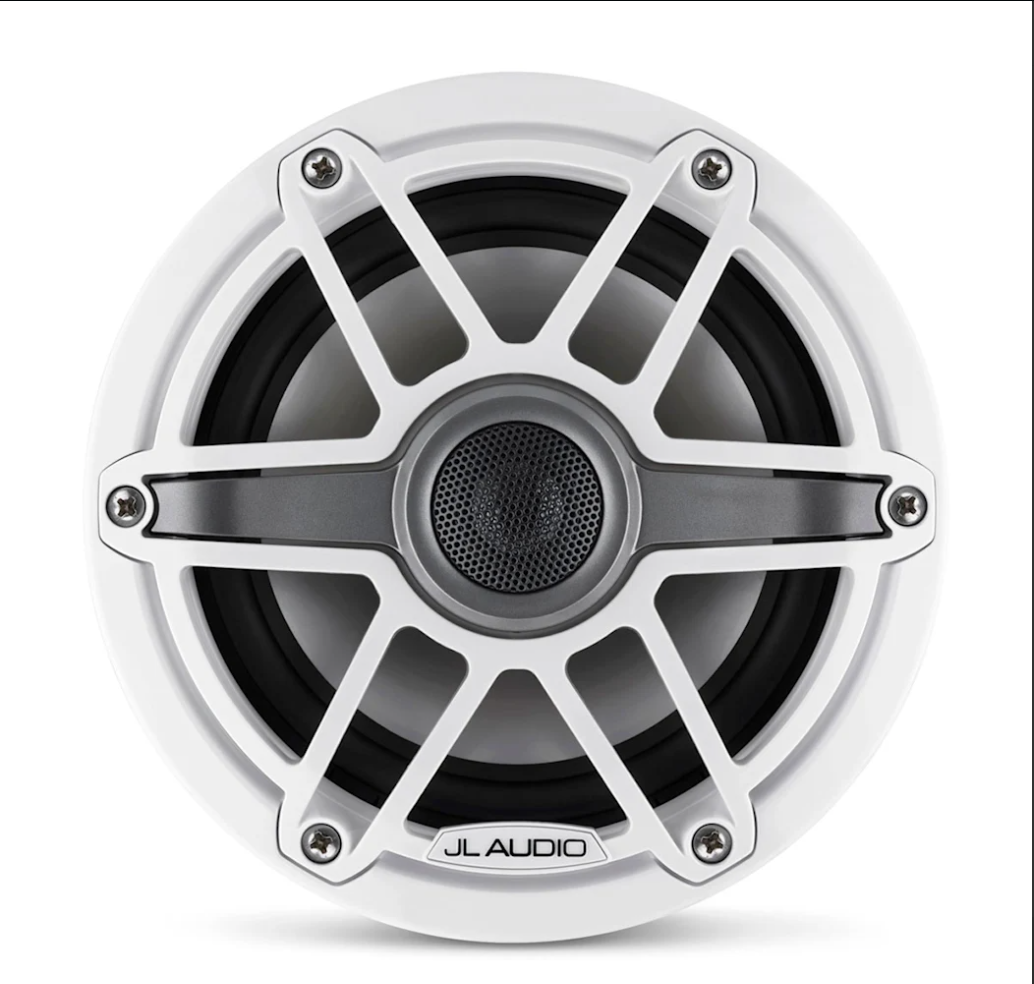 JL Audio® M6 Marine Speakers 6.5″ with White Sport Grille – Marine Speakers | Marine Overhauling Florida
