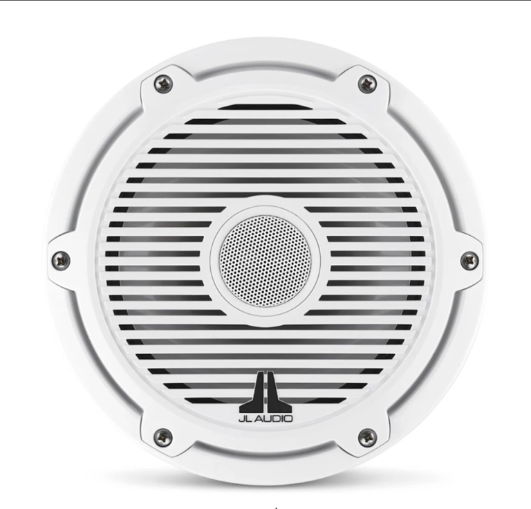 JL Audio® M6 Marine Speakers 7.7″ with Classic White Grille – Marine Speakers | Marine Overhauling Florida