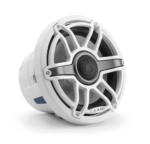 JL Audio® M6 Marine Speakers 8.8″ with White Sport Grille – Marine Speakers | Marine Overhauling Florida