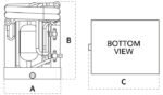 CTM CX-12H - 12,000 BTU Condenser - Marine Split A/C Unit - 230V - 50/60HZ - R410A - Image 2