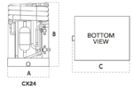 CTM CX-24HS - 24,000 BTU Condenser - Marine Split A/C Unit - 230V - 50/60HZ - R410A w/ Soft Start - Image 3