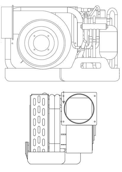 CT Unit Dimensions CT-25H - 230V
