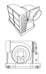 CTM EV-24H 24,000 BTU Evaporator - Marine Split A/C Unit - 230V - 50/60HZ / 1 PH - Image 3