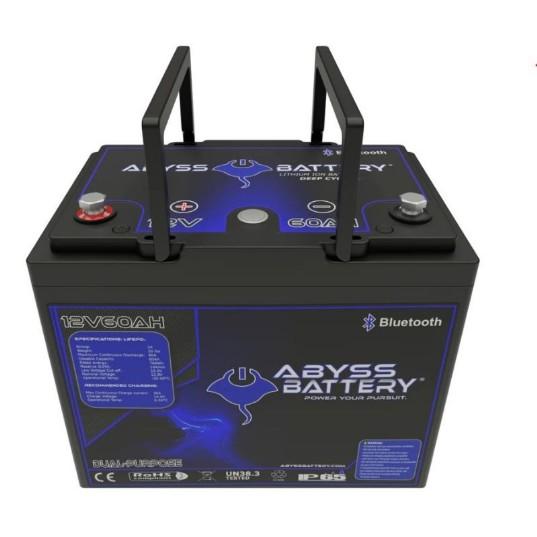 ABYSS 12V 60AH Dual Purpose Lithium Marine Battery – Lithium Boat Batteries | Marine Overhauling Florida