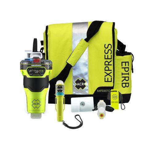 ACR GlobalFix V5 Survival Kit (EPIRB V5 Cat 2, C-Strobe H2-On, Hemilight, Whistle, RapidDitch Bag, Sig Mirror) – EPIRB | Marine Overhauling Florida