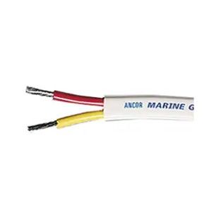 ANCOR Safety Duplex Cable, 14/2 AWG (2 x 2mm2), Flat – 250ft Spool – Marine Wire | Marine Overhauling Florida