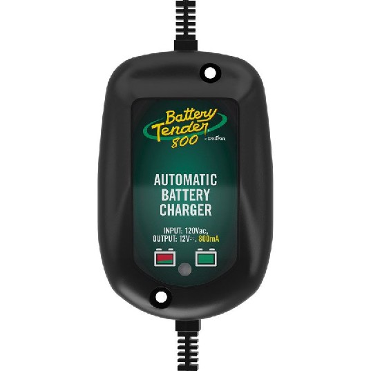 BATTERY TENDER 800mA, 12V Weatherproof Battery Charger All lead acid, lithium(LIFEPO4), AGM and Gel Cell – Communication Antenna | Marine Overhauling Florida