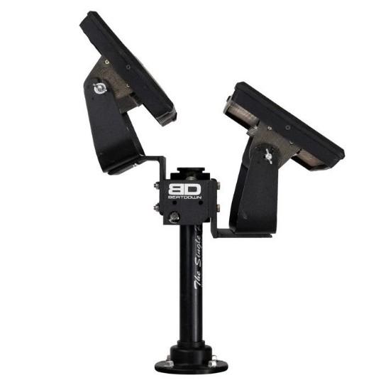 BEATDOWN OUTDOORS Single Pole Tall Quick Release Double Stack – Sonar Mounts | Marine Overhauling Florida