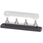 BLUE SEA BusBar 4 x 1/4in-20 Common Bus w/cvr – Busbars & Insulators | Marine Overhauling Florida