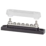 BLUE SEA MiniBus 5 x #8-32 CommonBus w/cvr – Busbars & Insulators | Marine Overhauling Florida