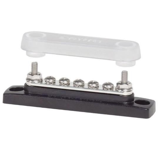 blu2314-bss-1.jpg BLUE SEA MiniBus 5 x #8-32 CommonBus w/cvr – Busbars & Insulators | Marine Overhauling Florida