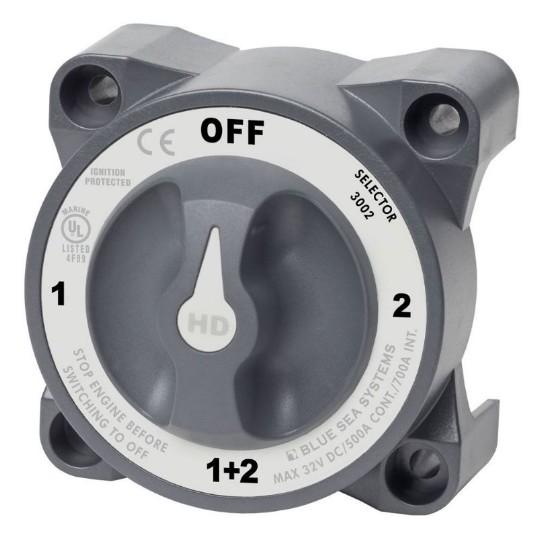 BLUE SEA Switch Battery HD Selector – Battery Switches | Marine Overhauling Florida