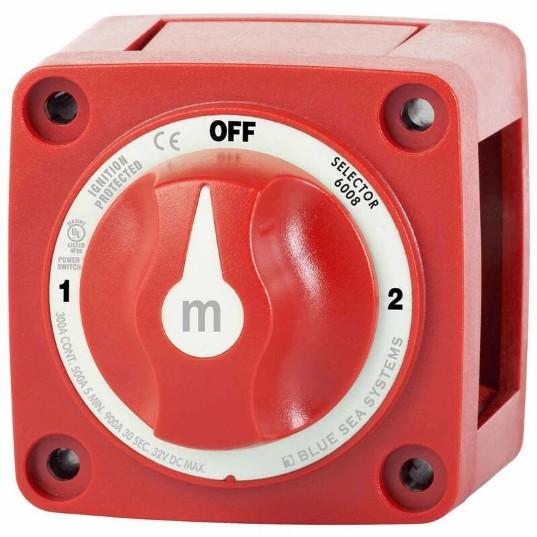 BLUE SEA Switch Battery M Selector 3p – Battery Switches | Marine Overhauling Florida