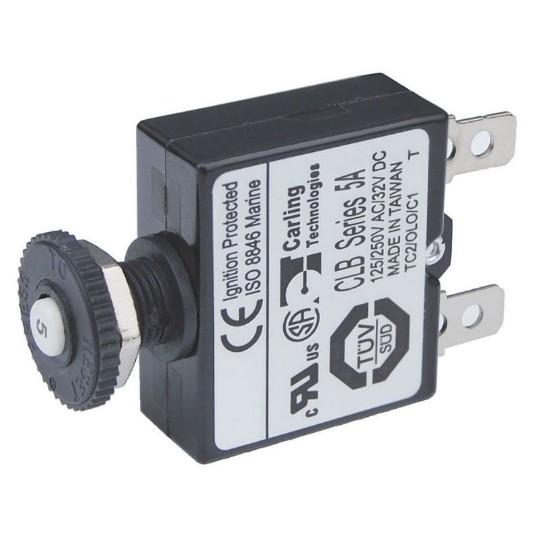 BLUE SEA Circuit Breaker Push Button QC 5A – Circuit Breakers | Marine Overhauling Florida