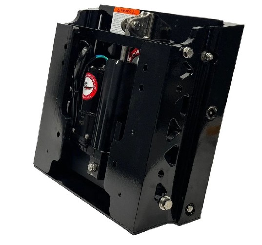 BOB’S MACHINE 4 inch Setback Action Series Jack Plate, Powder Coated Black – Jack Plates | Marine Overhauling Florida