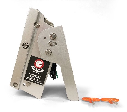 BOB’S MACHINE Hydraulic Action Series Kick-Back Jack, Powder Coated Black – Jack Plates | Marine Overhauling Florida
