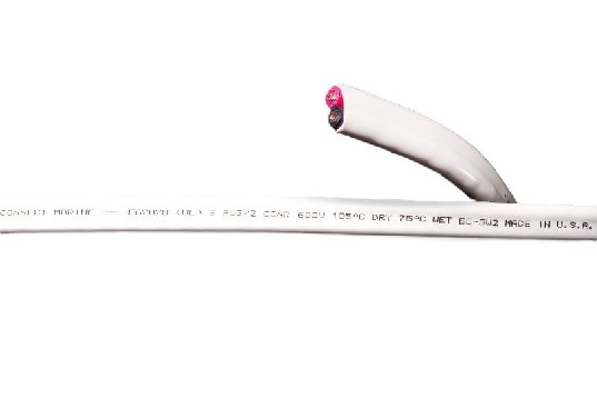 CAMERON CONNECT 8/2 WHT FLAT BOAT CABLE RED/BLK 50′ – Marine Wire | Marine Overhauling Florida