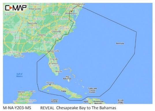 C-MAP Reveal – Chesapeake Bay To The Bahamas – Electrical Cables | Marine Overhauling Florida