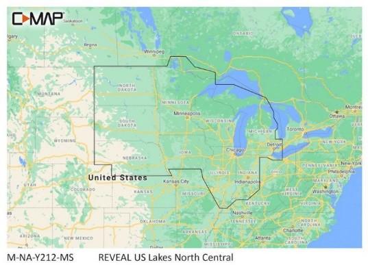 C-MAP Reveal US Lakes North Central – Electrical Cables | Marine Overhauling Florida