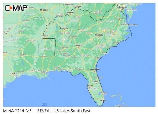 C-MAP Reveal – US Lakes South East – Electrical Cables | Marine Overhauling Florida