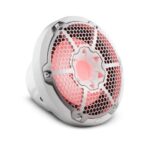 DS18 10″ Marine Subwoofer With LED RGB Lights 300 Watts Rms SVC 4-Ohm -White – Entertainment Speakers | Marine Overhauling Florida