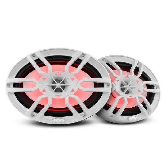 DS18 6×9″ 2-Way 125 Watts RMS 4O White – Entertainment Speakers | Marine Overhauling Florida