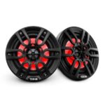 DS18 NXL 6.5″ 2-Way Coaxial Marine Speaker With LED RGB Lights 100 Watts Rms 4-Ohm -Black – Entertainment Speakers | Marine Overhauling Florida
