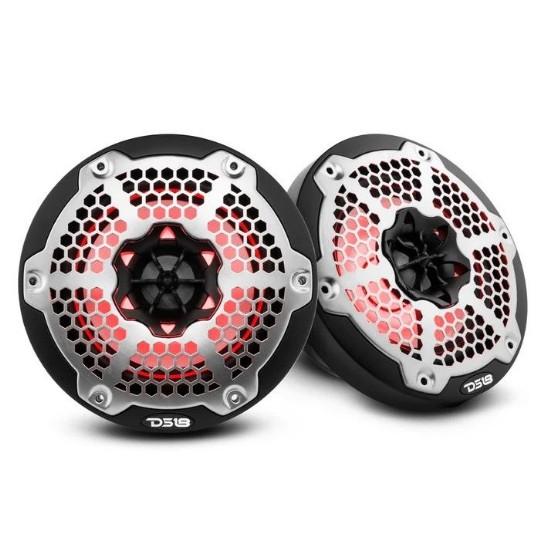 DS18 6.5″ 2-Way 100 Watts RMS 4O Black – Entertainment Speakers | Marine Overhauling Florida