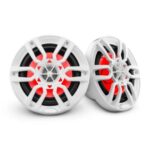 DS18 NXL 8″ 2-Way Coaxial Marine Speaker With LED RGB Lights 125 Watts Rms 4-Ohm -White – Entertainment Speakers | Marine Overhauling Florida