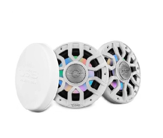 DS18 NXL 6.5″ 2-WAY COAXIAL MARINE SPEAKER WITH DIGITAL LED LIGHTS AND BULLET TWEETER 150 WATTS 4-OHM – Entertainment Accessories | Marine Overhauling Florida