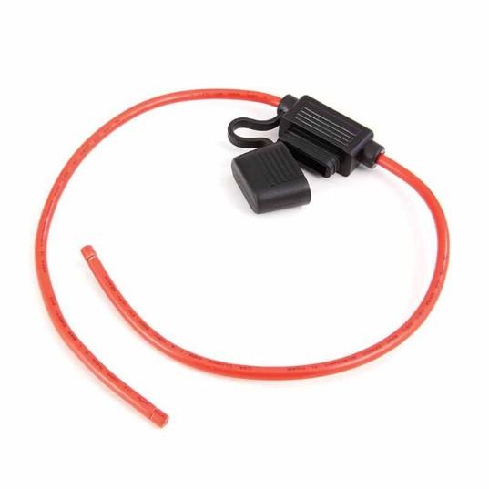 EGIS MOBILE ELECTRIC 901028 Fuse Holder Inline ATO 18″ Long 12 AWG Red Wire – Navigation Accessories | Marine Overhauling Florida