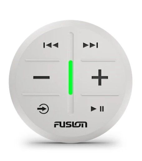 FUSION MS-ARX70W, ARX Wireless Stereo Remote, Mount w/Bounding Tape, White – Entertainment Remotes | Marine Overhauling Florida