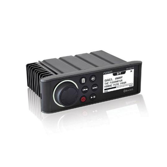 FUSION MS-RA70 Marine Entertainment System with Bluetooth, AM/FM with RDS – Source / Stereo | Marine Overhauling Florida