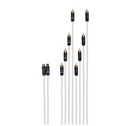 FUSION Performance RCA Cable Dual Female to 8-way Male Splitter, 2.1 ft – Communication Speakers | Marine Overhauling Florida