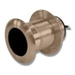 GARMIN B117, Bronze Low Profile 0- degree Thru-hull Mount Transducer with Depth and Temperature (200/50 kHz), 8-PIN – HF/SSB Radios | Marine Overhauling Florida