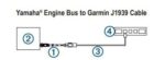 GARMIN Yamaha Engine Bus to J1939 Adapter Cable – Communication Speakers | Marine Overhauling Florida
