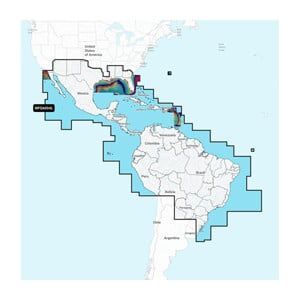 GARMIN Navionics Vision+Mexico, Caribbean to Brazil – Inland and Coastal Marine Charts – Electrical Cables | Marine Overhauling Florida