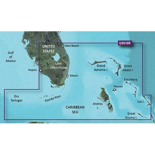 GARMIN VUS010R BlueChart G3 Vision MicroSD/SD Card Premier Coastal Nav. Chart, South Florida and North Bahamas – Electrical Cables | Marine Overhauling Florida