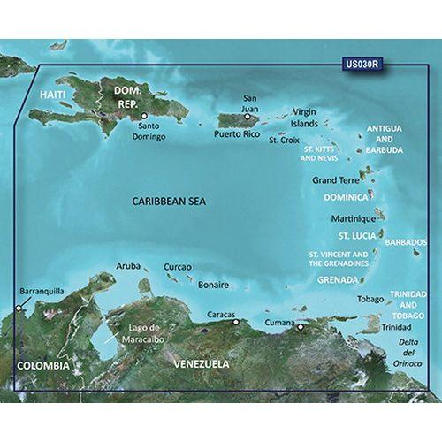 GARMIN BLUECHART VUS030R Southeast Caribbean BlueChart g3 Vision microSD/SD Card – Electrical Cables | Marine Overhauling Florida
